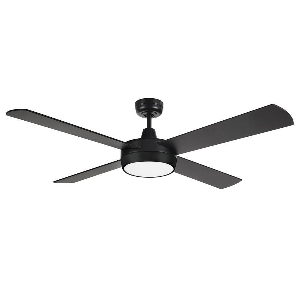 Brilliant TEMPEST SUPREME - 4 Blade 1300mm Plywood AC Ceiling Fan with tricolour switchable LED Light-Brilliant Lighting-Ozlighting.com.au