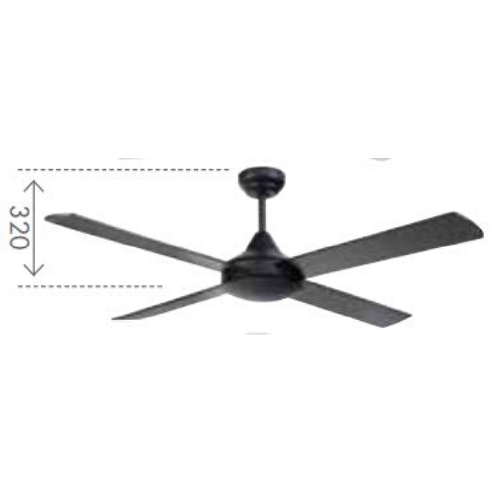 Brilliant TEMPO AC Ceiling Fan - 4 Blade 1300mm Plywood-Brilliant Lighting-Ozlighting.com.au