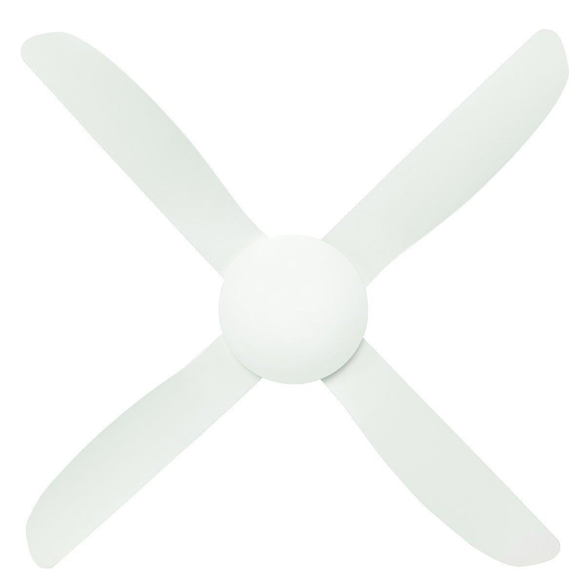 Brilliant VECTOR AC Ceiling Fan - 4 Blade 1300mm ABS-Brilliant Lighting-Ozlighting.com.au