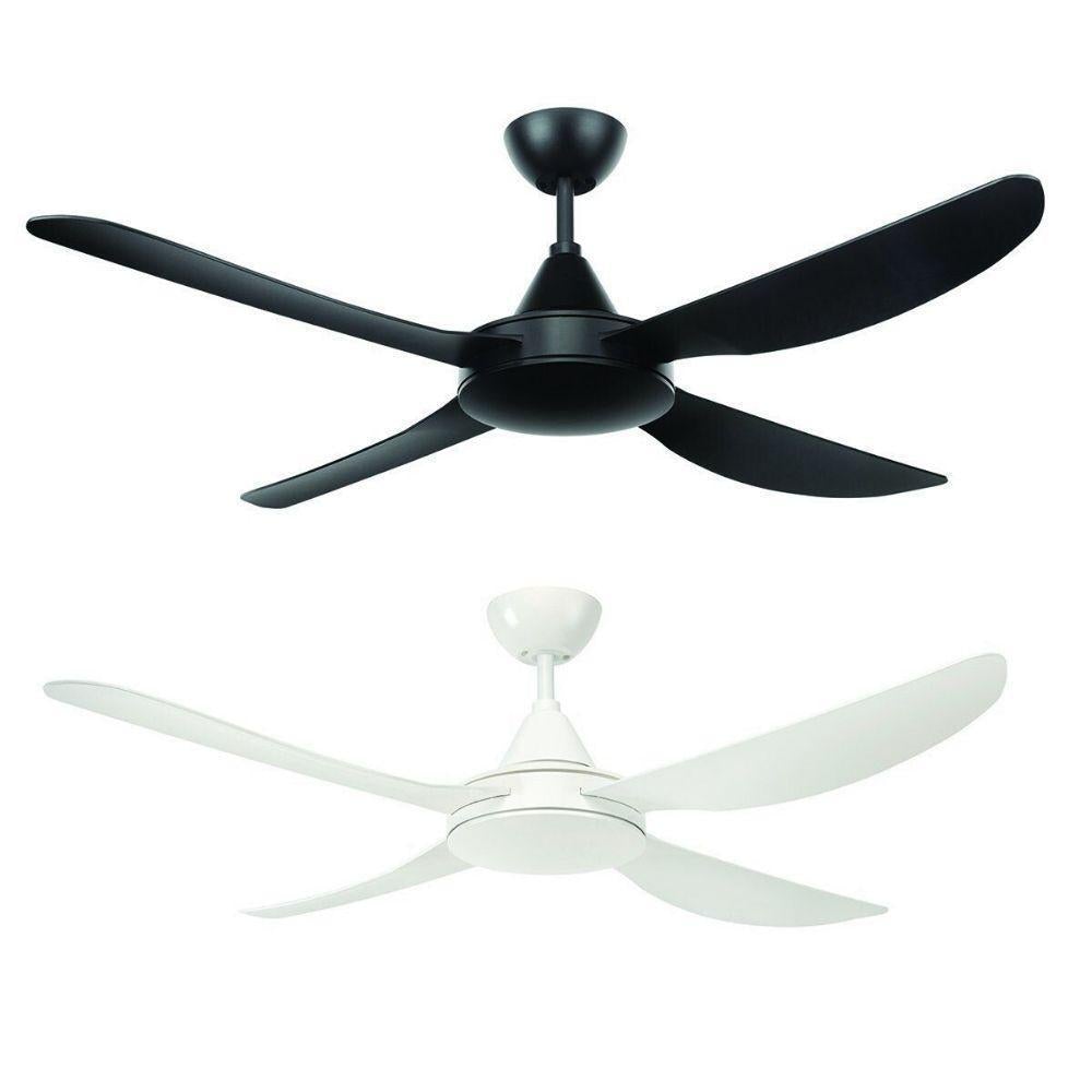Brilliant VECTOR AC Ceiling Fan - 4 Blade 1300mm ABS-Brilliant Lighting-Ozlighting.com.au