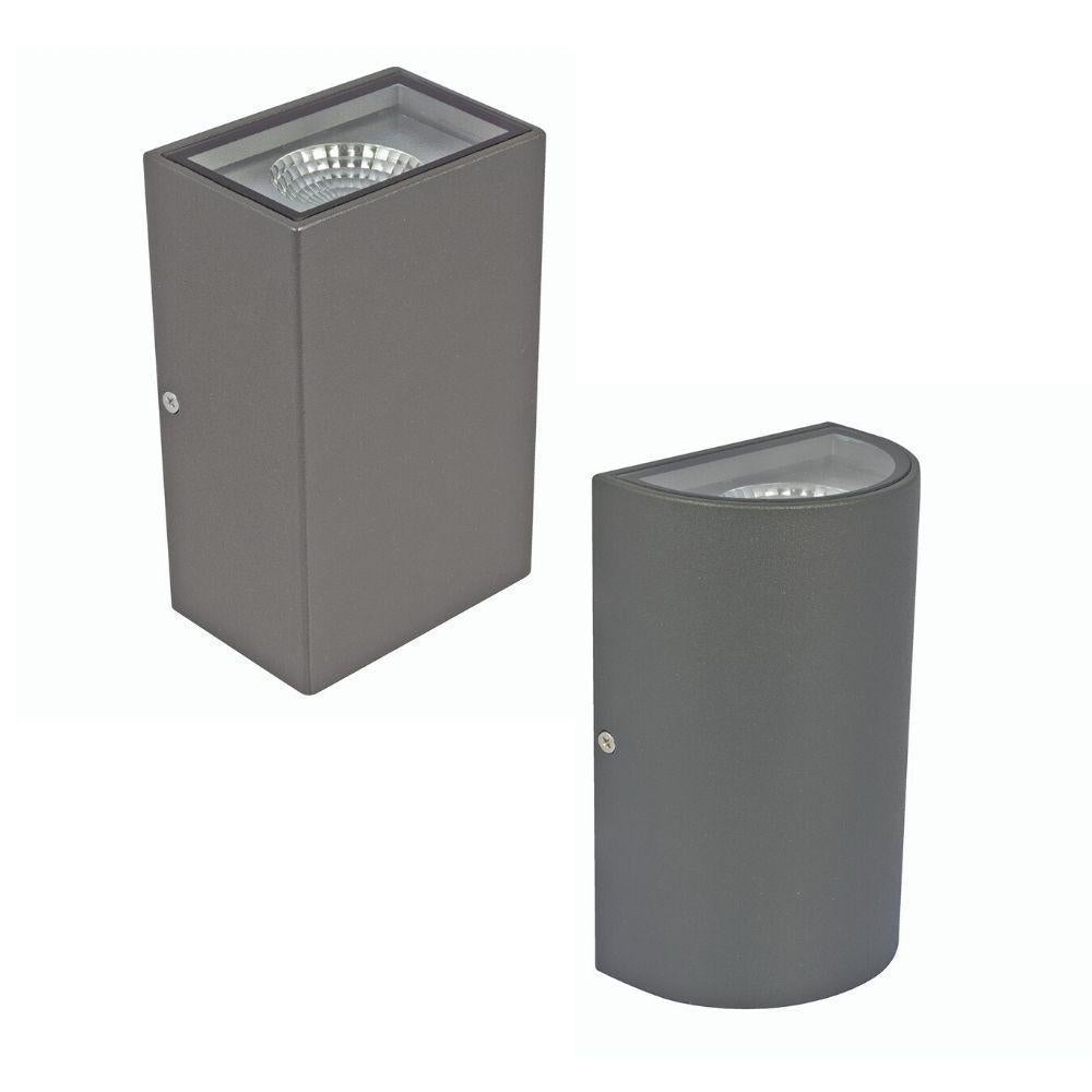 Brilliant VERNIER-II/DUBOIS-II LED Outdoor Up/Down Wall Light - 9W, IP54, 3000K-Brilliant Lighting-Ozlighting.com.au