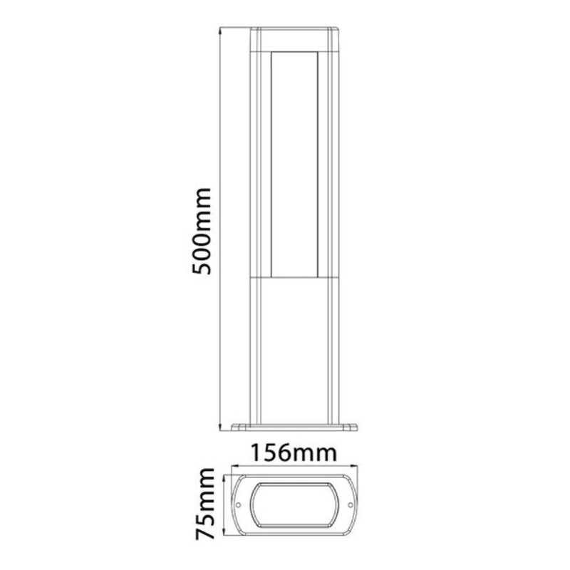 CLA AMUN - Exterior LED Bollard IP54 - 3000K-CLA Lighting-Ozlighting.com.au