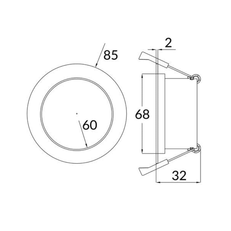 CLA ARC - Architectural Matt Finish Downlight Fittings-CLA Lighting-Ozlighting.com.au