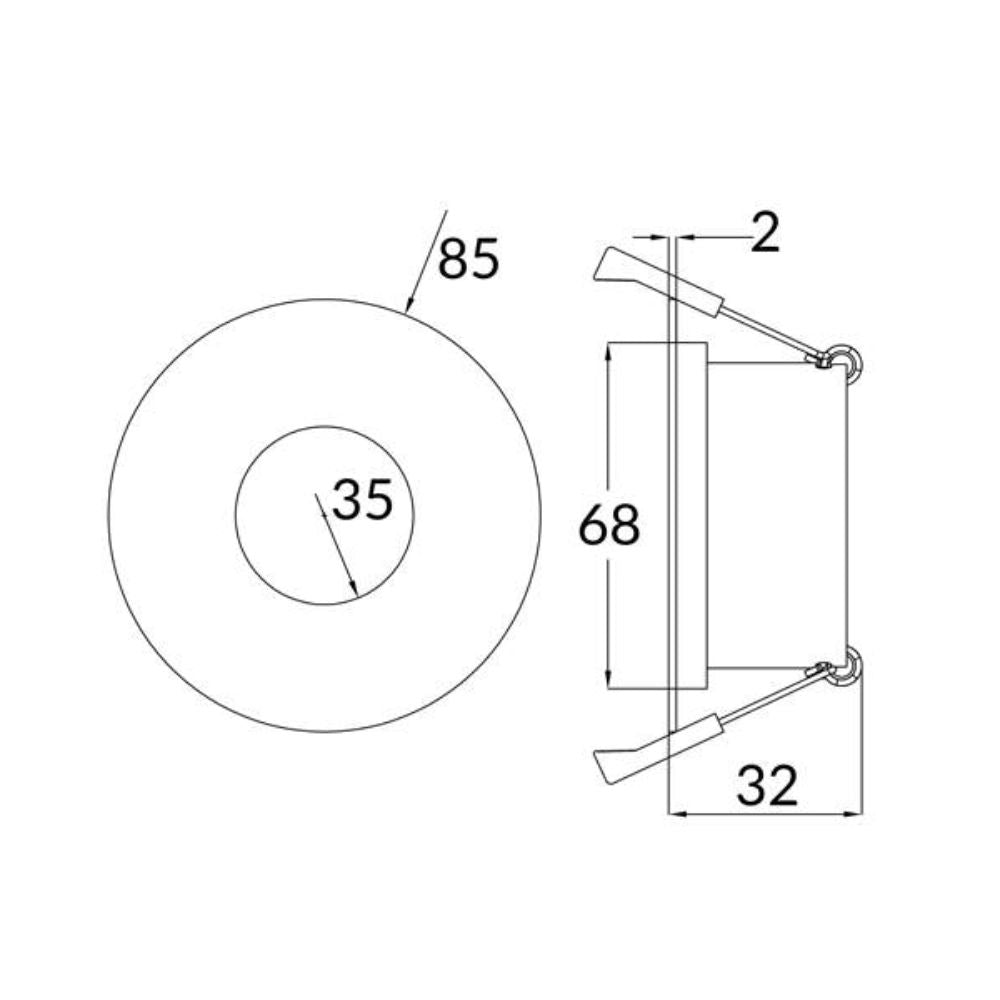 CLA ARC Downlight - Architectural Matt Finish Fittings-CLA Lighting-Ozlighting.com.au