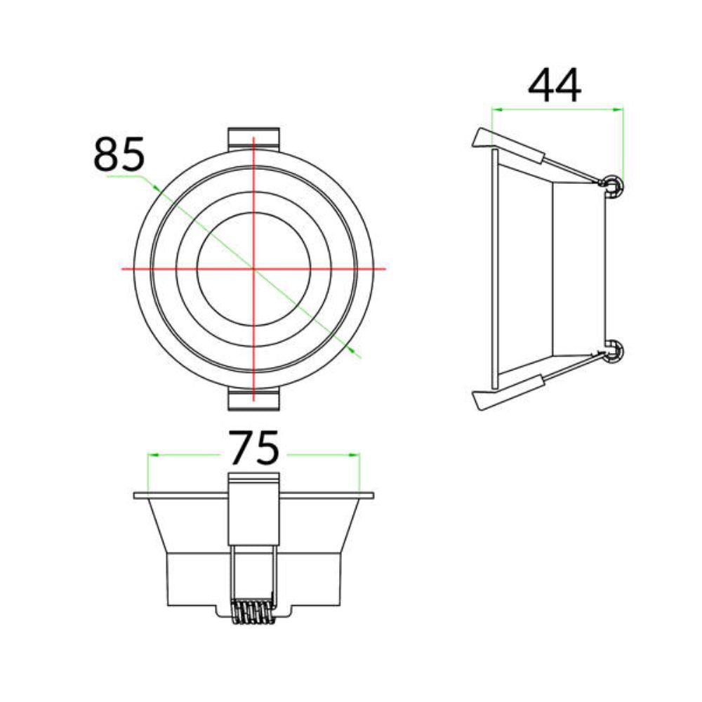 CLA ARC Downlight - Architectural Matt Finish Fittings-CLA Lighting-Ozlighting.com.au