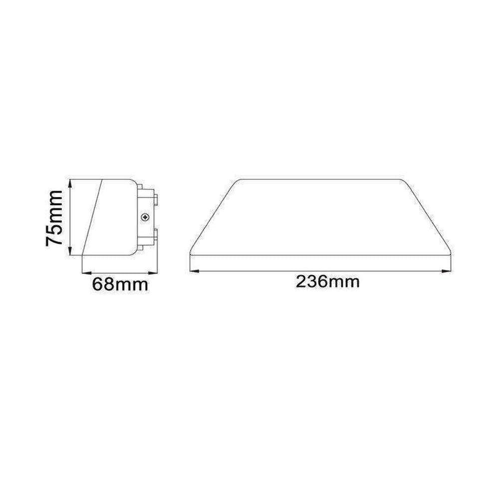 CLA ATEN LED Up/Down Wall Light - 9W, 3000K, IP65-CLA Lighting-Ozlighting.com.au
