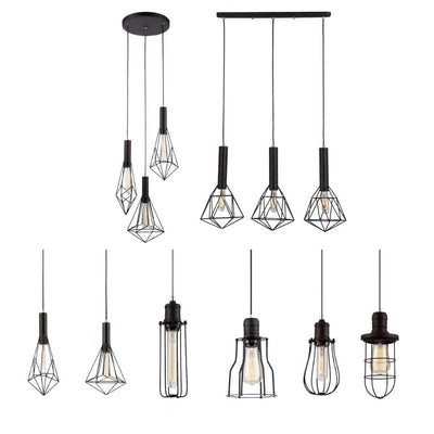 CLA BLACKBAND - 1/3 Light Pendant-CLA Lighting-Ozlighting.com.au