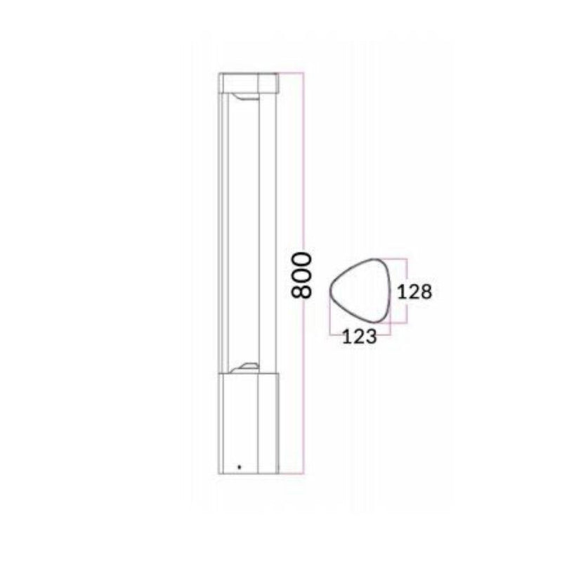 CLA BOLLARD-BOL - 7W Exterior LED Bollard IP54 - 3000K-CLA Lighting-Ozlighting.com.au