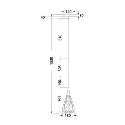 CLA BONITO - 1/3/6 Light Pendant-CLA Lighting-Ozlighting.com.au