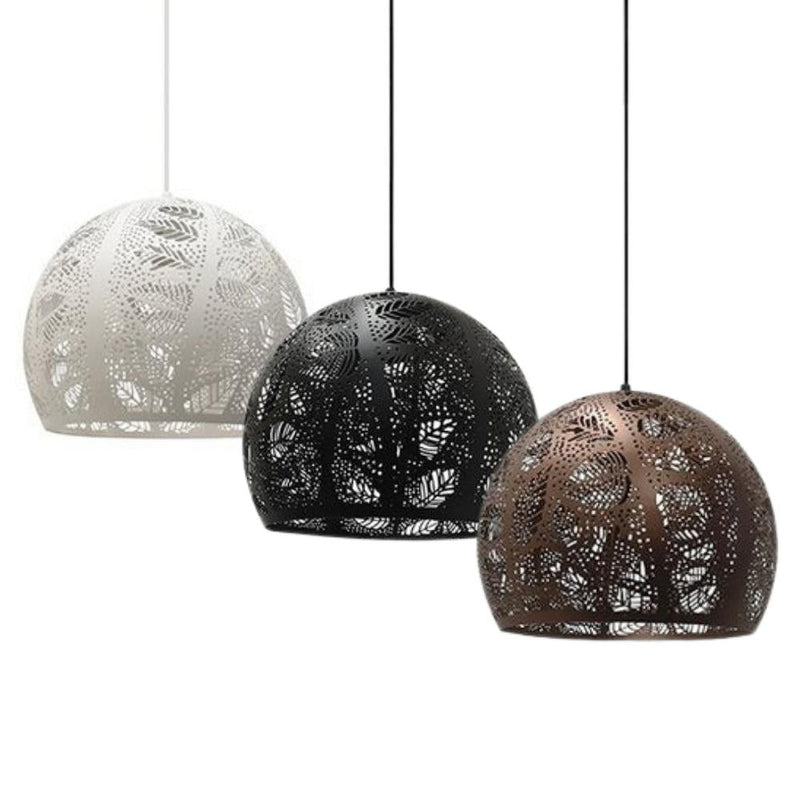 CLA BOTANICA - Embossed Dome Shape Pendant Light-CLA Lighting-Ozlighting.com.au