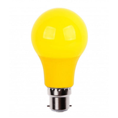 CLA BUG - 7W LED GLS A60 Shape Yellow Anti-Insect Bug Globe - B22/E27-CLA Lighting-Ozlighting.com.au