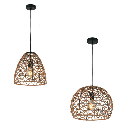 CLA CANAMO - 1 Light Interior Natural Hardware Pendant Light IP20-CLA Lighting-Ozlighting.com.au