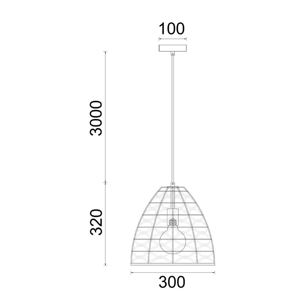 CLA CANAMO Pendant - 1 Light, IP20-CLA Lighting-Ozlighting.com.au