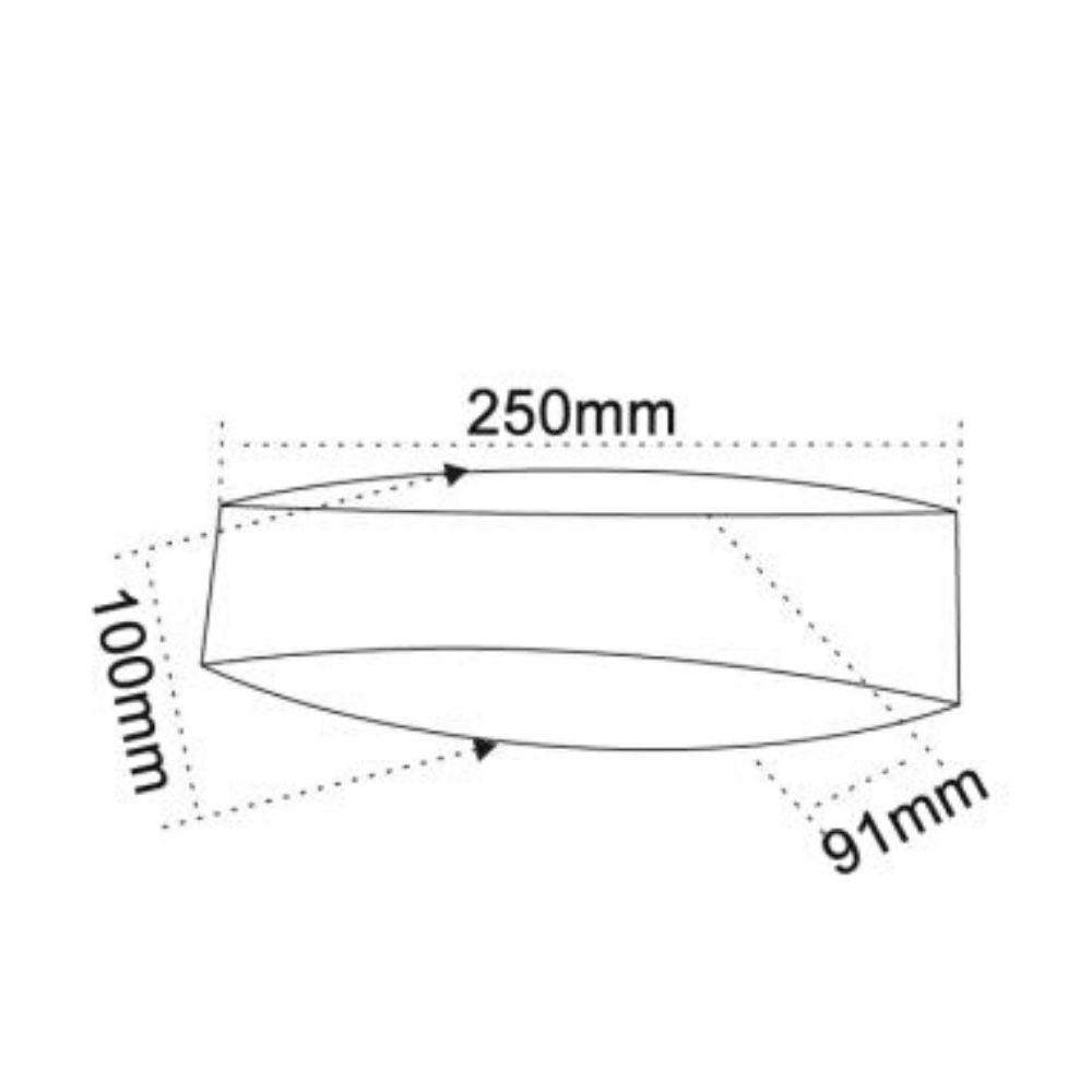CLA CANNES LED Up/Down Wall Light - 6W, 3000K, White-CLA Lighting-Ozlighting.com.au