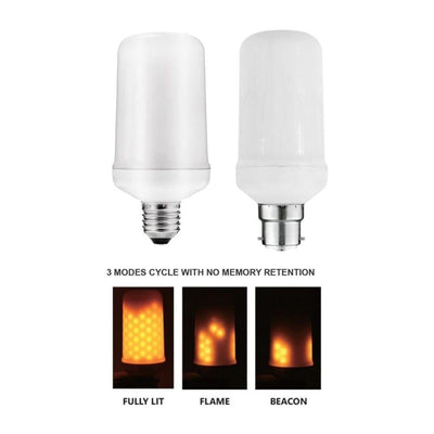 CLA CHAMA - 5W LED Decorative Flame Effect Globe IP20 - B22/E27-CLA Lighting-Ozlighting.com.au