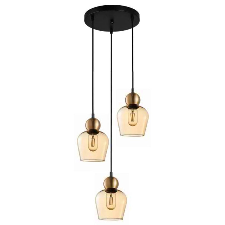 CLA CHAMPAN - Interior Glass Ellipse Pendant Lights IP20-CLA Lighting-Ozlighting.com.au