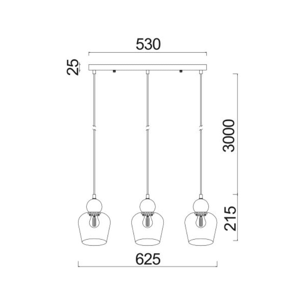 CLA CHAMPAN Pendant - IP20, Glass-CLA Lighting-Ozlighting.com.au