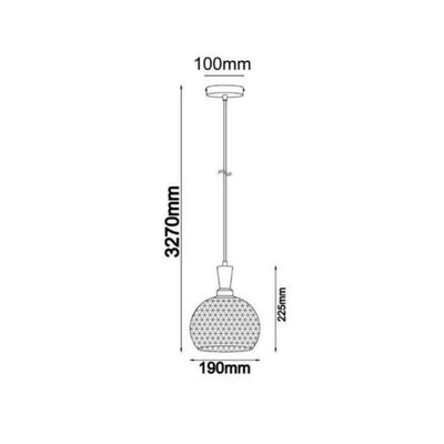 CLA CHEVEUX1-C/S/B/L - 1 Light Pendant-CLA Lighting-Ozlighting.com.au