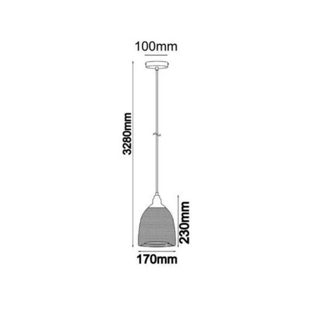 CLA CHEVEUX1-C/S/B/L Pendant - 1 Light-CLA Lighting-Ozlighting.com.au