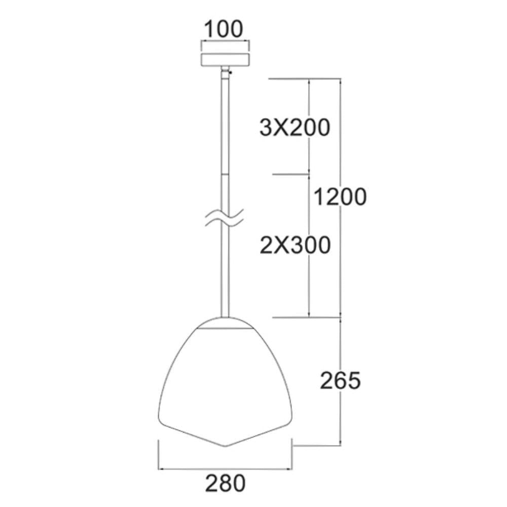 CLA CIOTOLA Pendant - 1 Light-CLA Lighting-Ozlighting.com.au