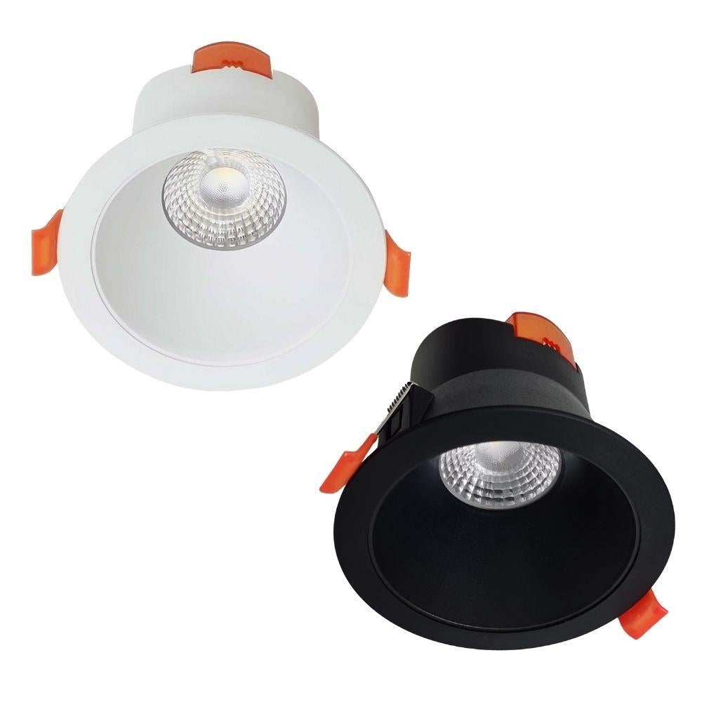 CLA COMET05/06 LED Downlight - 9W, Tri-Colour, Dimmable, IP20, Low Glare, Fixed, Deepset-CLA Lighting-Ozlighting.com.au