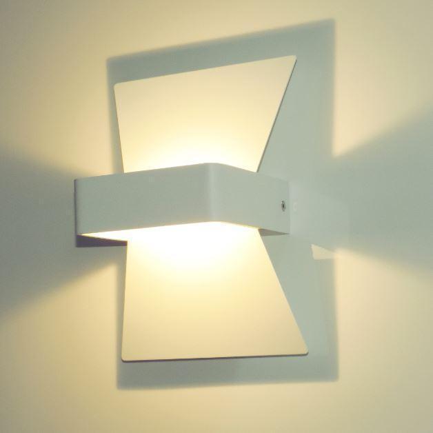 CLA DAVOS LED Up/Down Wall Light - 6W, 3000K, White-CLA Lighting-Ozlighting.com.au