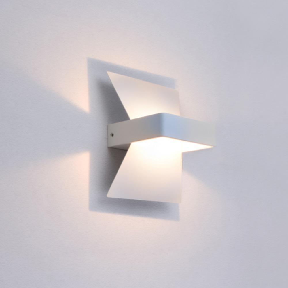 CLA DAVOS LED Up/Down Wall Light - 6W, 3000K, White-CLA Lighting-Ozlighting.com.au