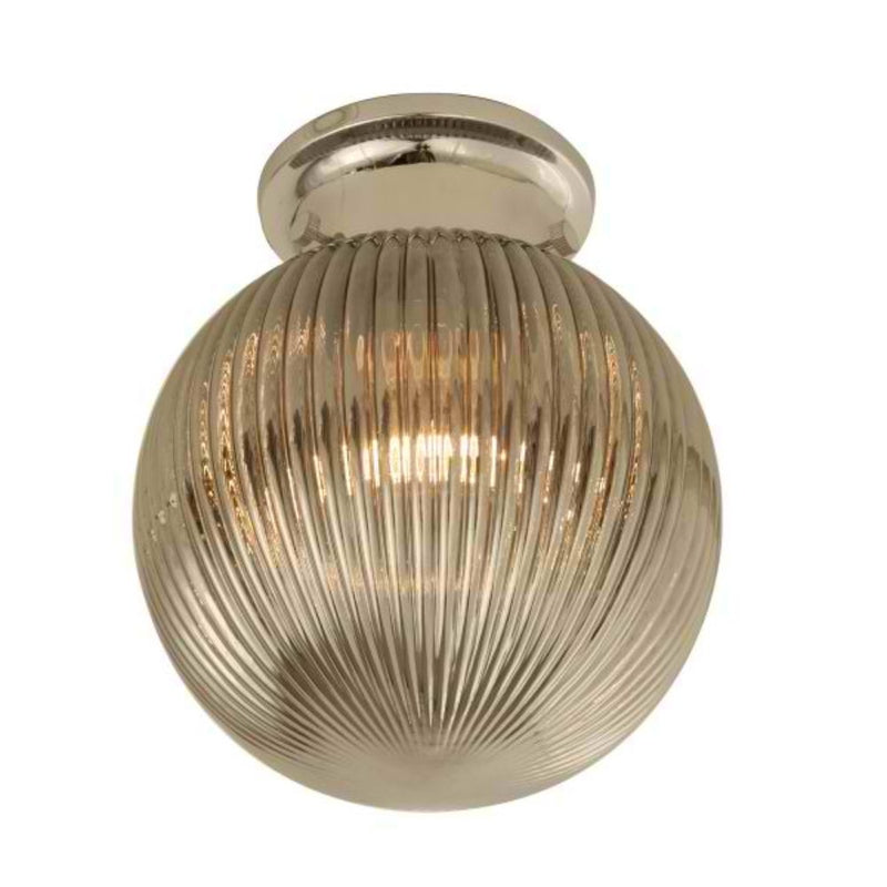 CLA DIYBAT - DIY Batten Fix Holder Cover Large Spherical Ribbed Shape Glass Ceiling Light Shade Only-CLA Lighting-Ozlighting.com.au