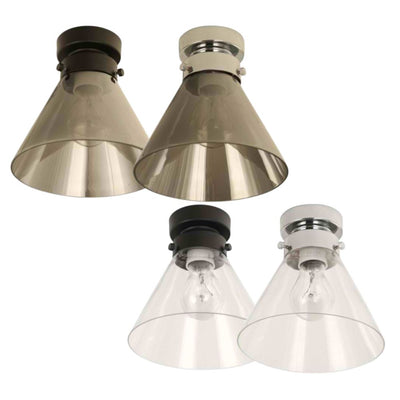 CLA DIYBAT - DIY Batten Fix Holder Cover Small Cone Shape Glass Ceiling Light Shade Only-CLA Lighting-Ozlighting.com.au