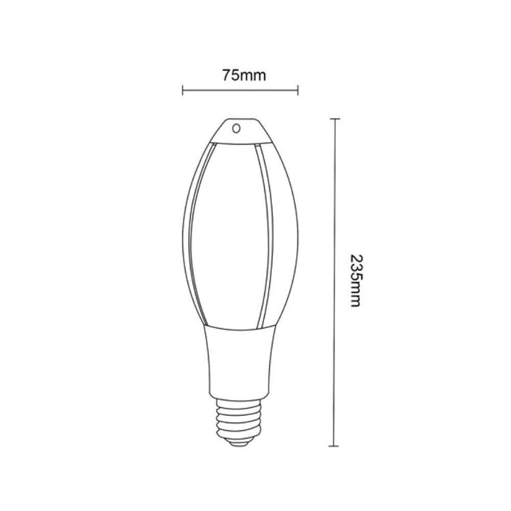 CLA ELLIP - 25W/45W LED Elliptical Globes- E27/E40-CLA Lighting-Ozlighting.com.au