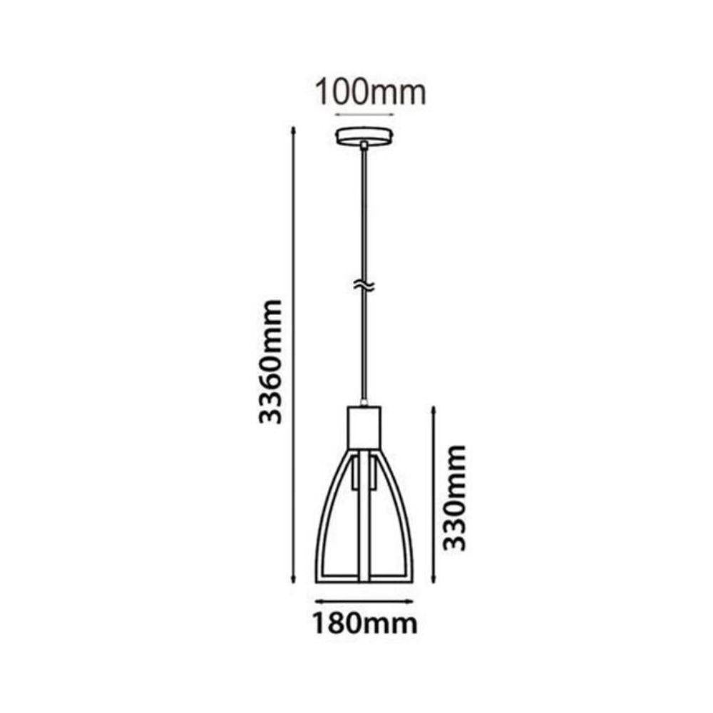 CLA FARO Pendant - 1 Light-CLA Lighting-Ozlighting.com.au