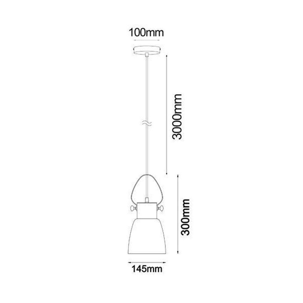 CLA FUMOSO-C/B/D Pendant - 1 Light-CLA Lighting-Ozlighting.com.au