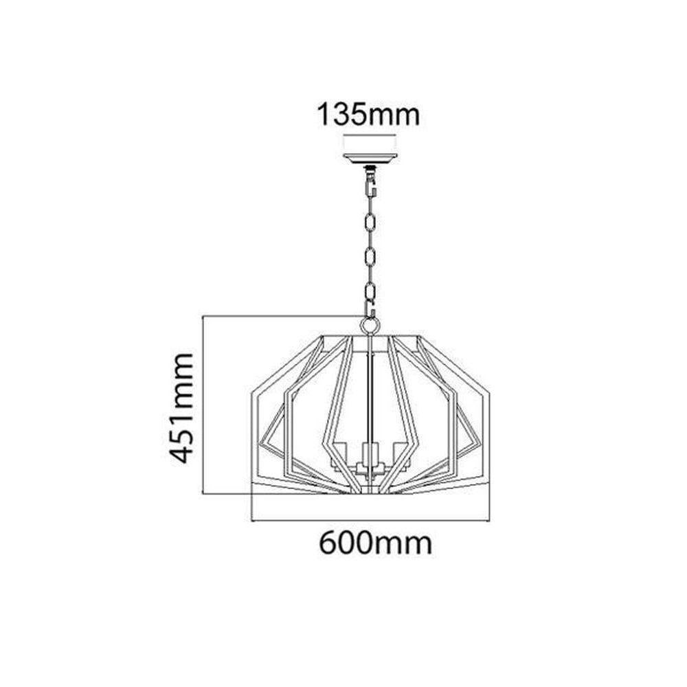 CLA GAMBA Pendant - 4/5 Light-CLA Lighting-Ozlighting.com.au
