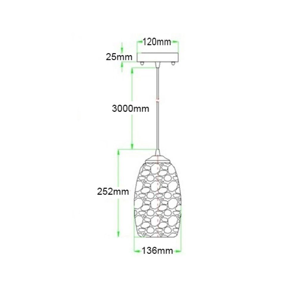 CLA GLAZE Pendant - 1 Light-CLA Lighting-Ozlighting.com.au