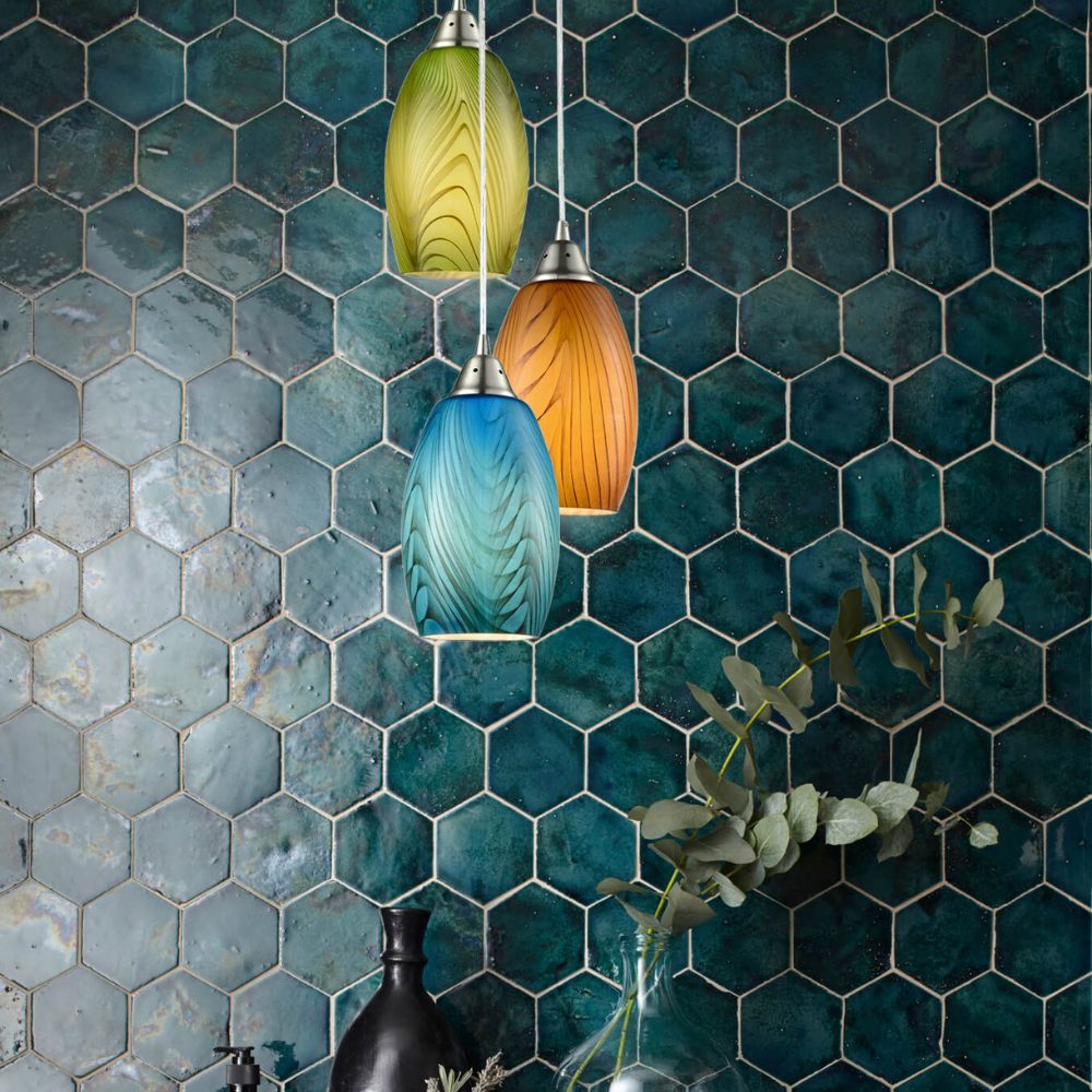 CLA GLAZE-W Pendant - 1 Light-CLA Lighting-Ozlighting.com.au