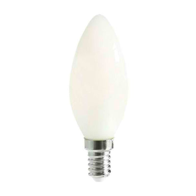 CLA GLOBE-C35 - Candle 4W LED Filament Dimmable Frosted Globes IP20-CLA Lighting-Ozlighting.com.au