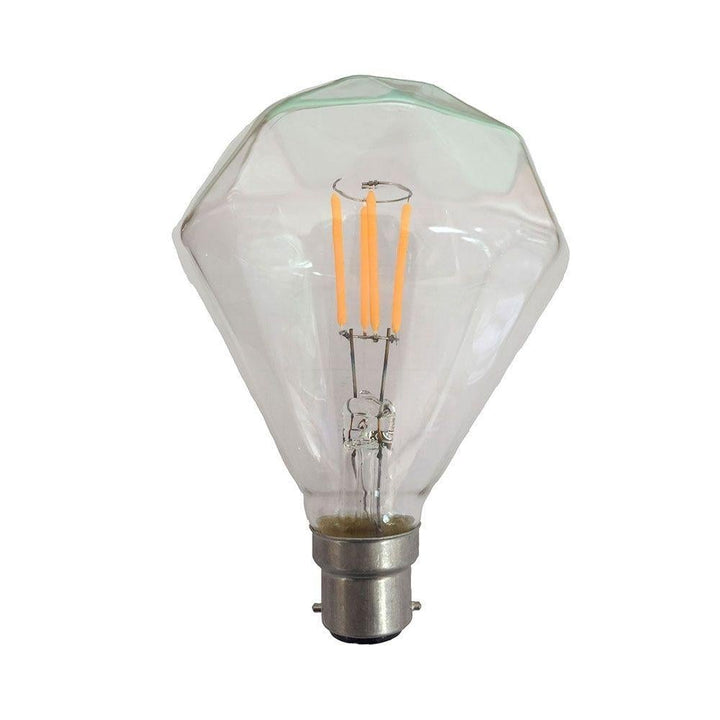 CLA GLOBE-DIAMOND - 3.5W LED Decorative Filament Diamond Shape Globe 2200K - B22-CLA Lighting-Ozlighting.com.au