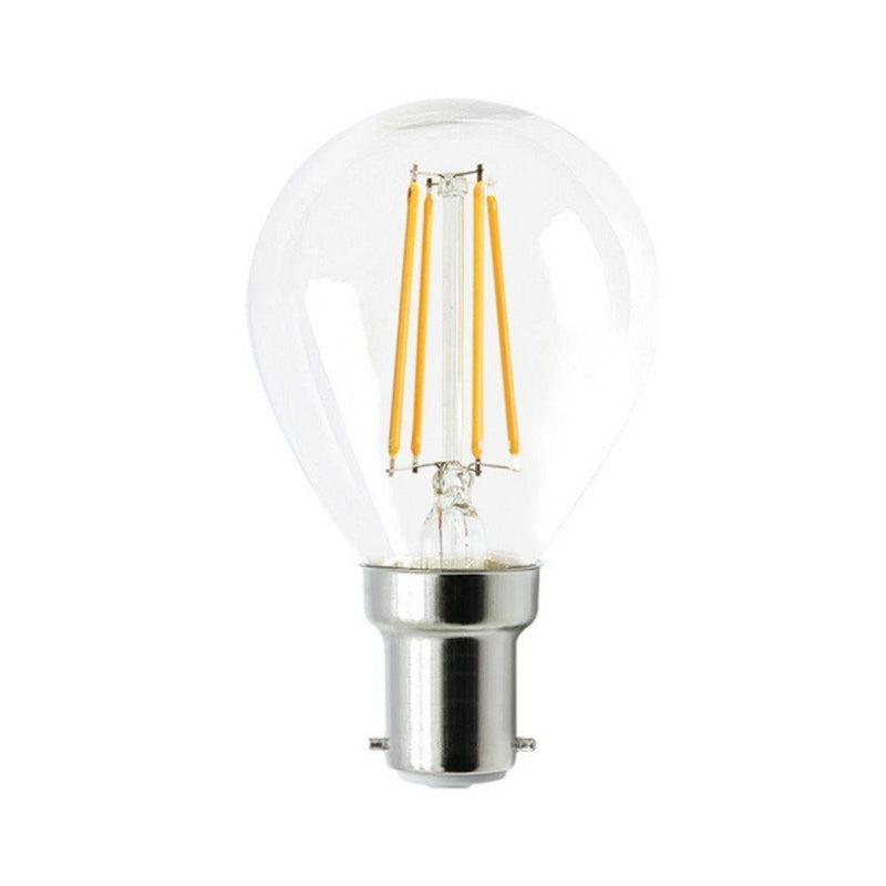 CLA GLOBE-G45-LF - 4W LED Filament Fancy Round Dimmable Globe-CLA Lighting-Ozlighting.com.au