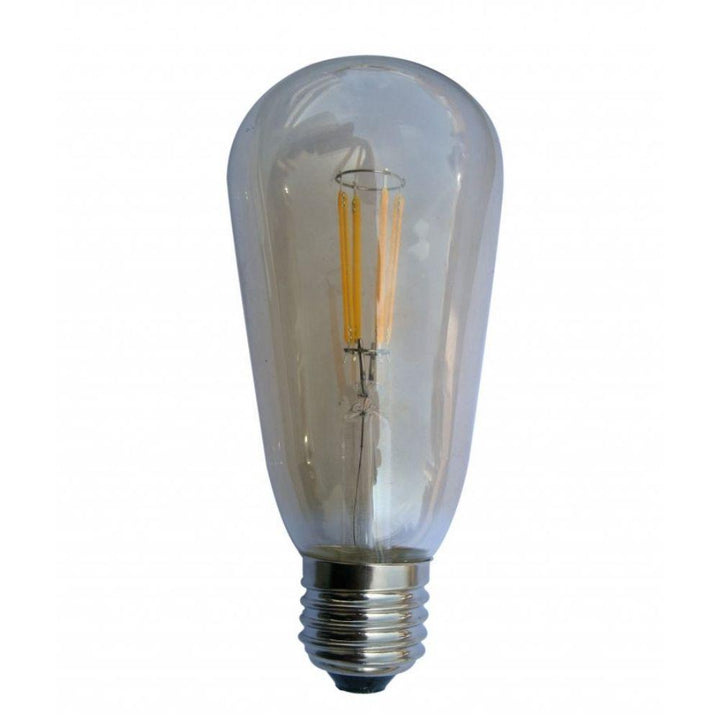 CLA GLOBE-ST57 - 4W LED Pear ST57 Shape Filament Vintage Amber Globe 2200K - B22/E27-CLA Lighting-Ozlighting.com.au