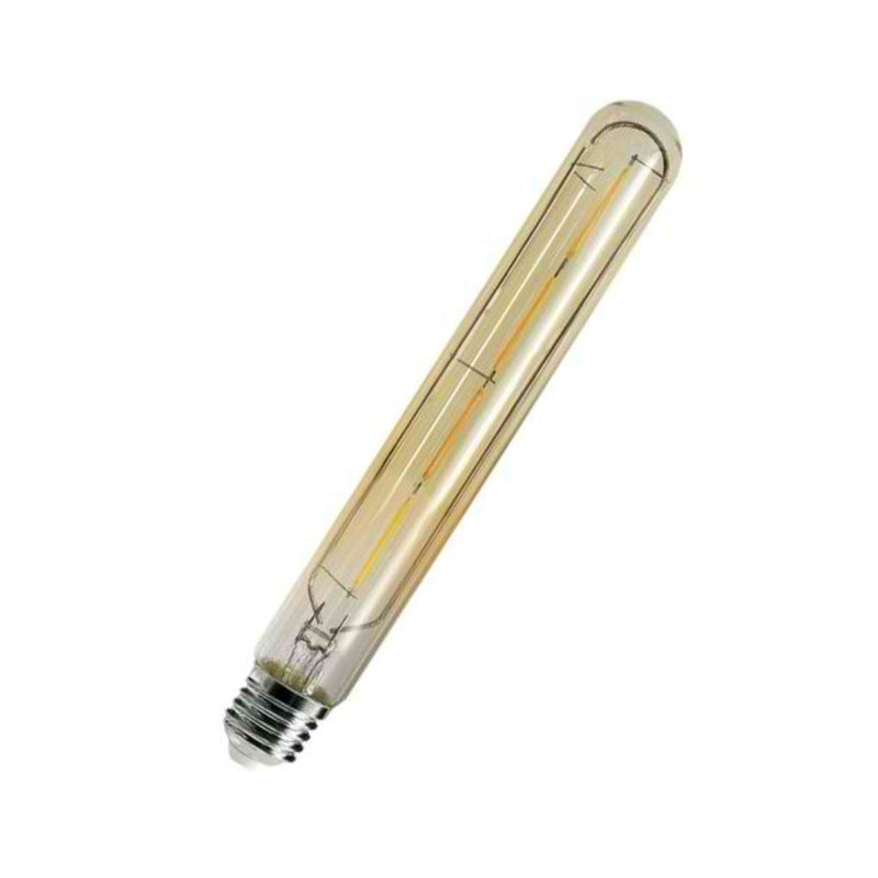 CLA GLOBE-T30 - 5W LED Dimmable 128mm/225mm Tubular T30 Shape Vintage Filament Amber Glass Globe - E27-CLA Lighting-Ozlighting.com.au