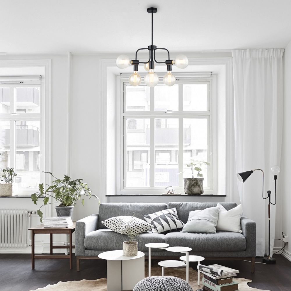 CLA HEXA Pendant - 6 Light-CLA Lighting-Ozlighting.com.au