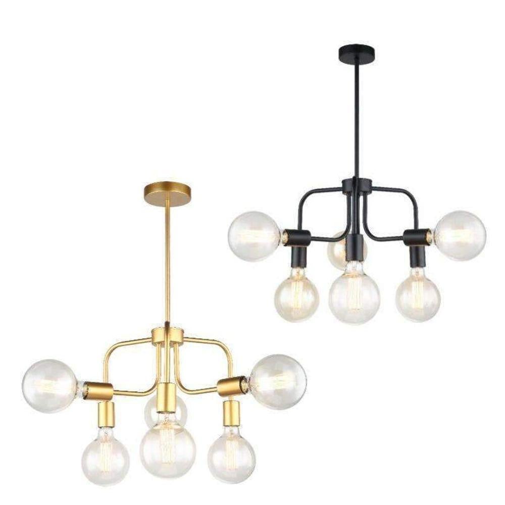 CLA HEXA Pendant - 6 Light-CLA Lighting-Ozlighting.com.au