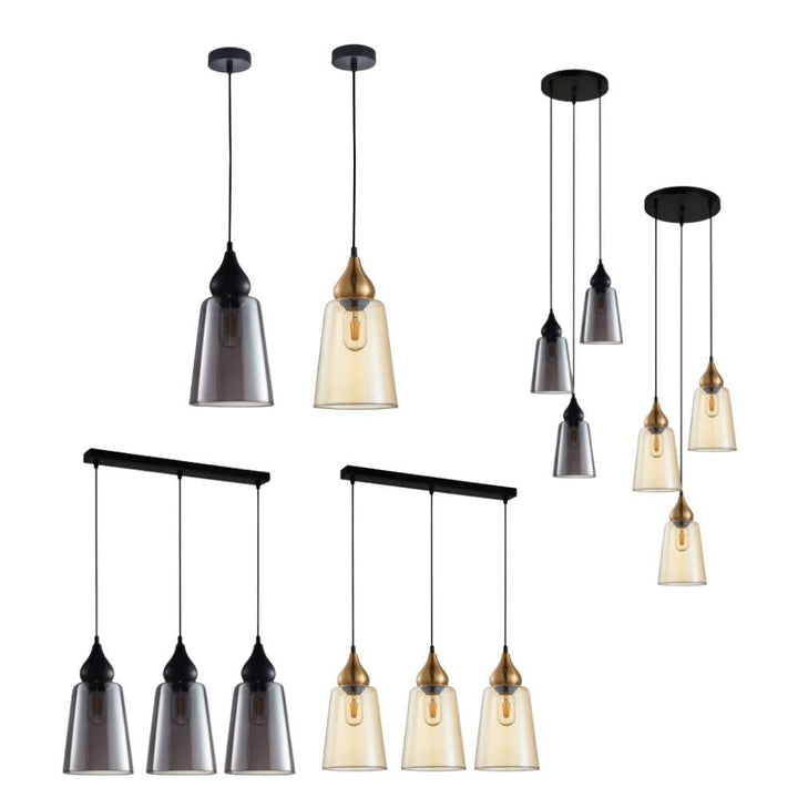 CLA JEREZ - 1/3 Light Pendant-CLA Lighting-Ozlighting.com.au