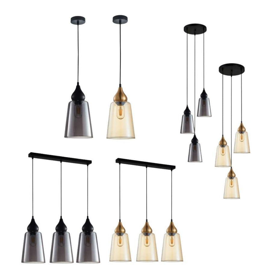 CLA JEREZ - 1/3 Light Pendant-CLA Lighting-Ozlighting.com.au