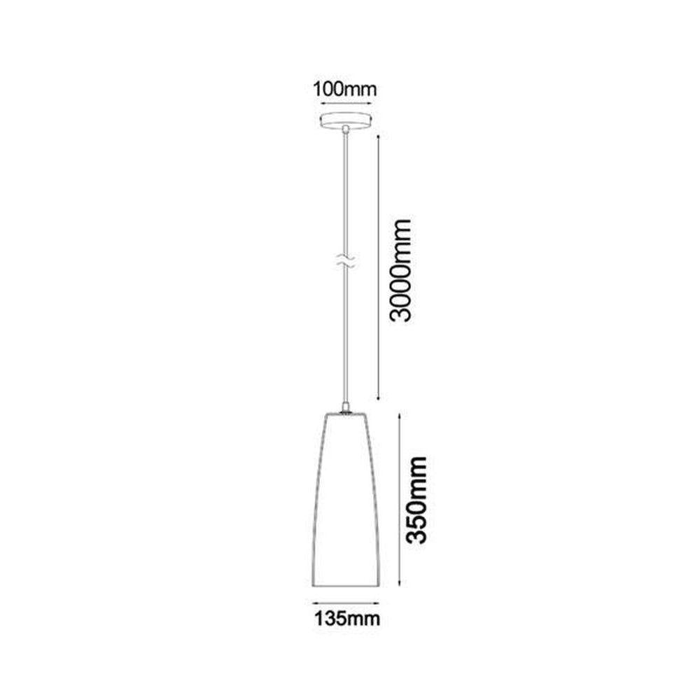 CLA LAMINA Pendant - 1 Light, Glass-CLA Lighting-Ozlighting.com.au