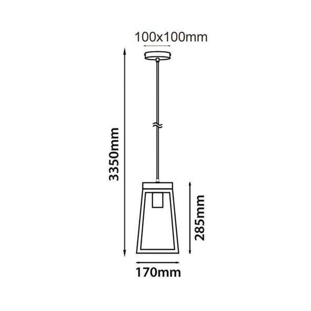 CLA LANTERNA Pendant - 1 Light-CLA Lighting-Ozlighting.com.au