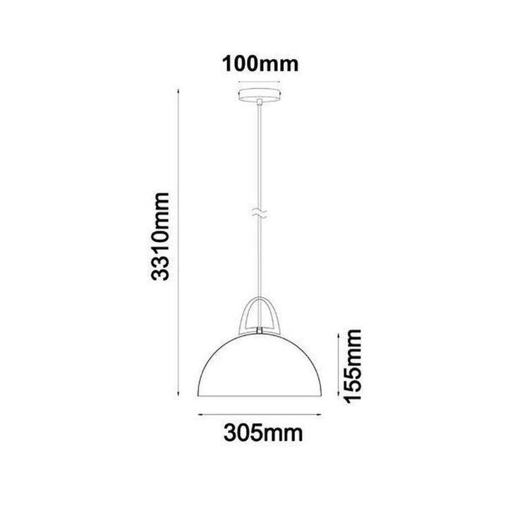 CLA LEGNA - 1 Light Pendant-CLA Lighting-Ozlighting.com.au
