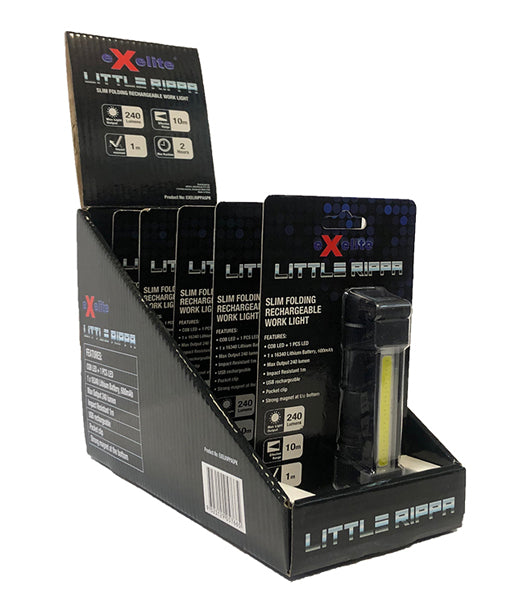 CLA Little Rippa - Slim Folding Rechargeable Work Light-CLA Lighting-Ozlighting.com.au