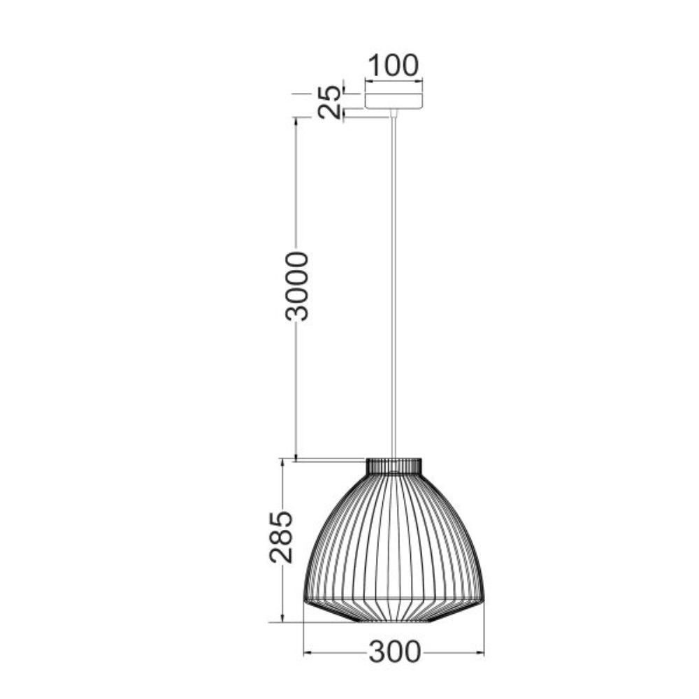CLA MANU Pendant - 1 Light, IP20, Cone-CLA Lighting-Ozlighting.com.au