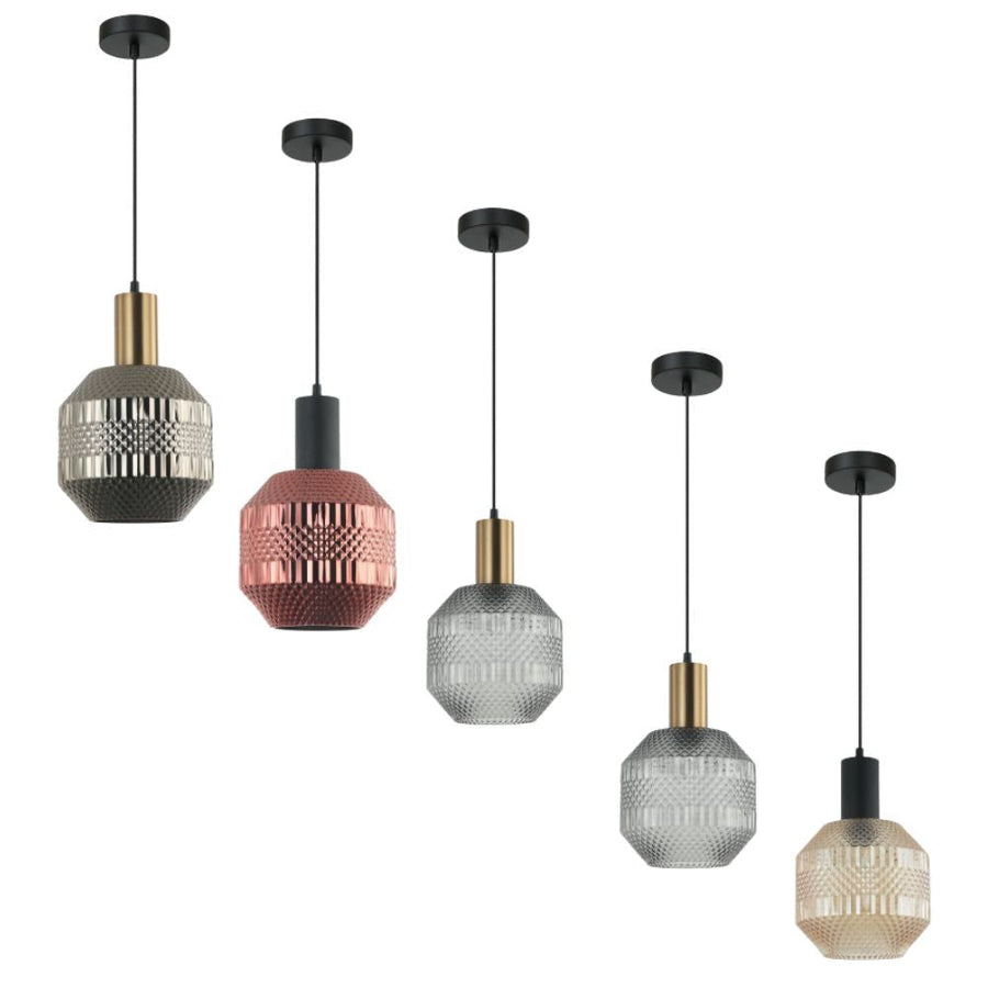 CLA MARACA - 1 Light Interior Glass Jar Pendant Light-CLA Lighting-Ozlighting.com.au